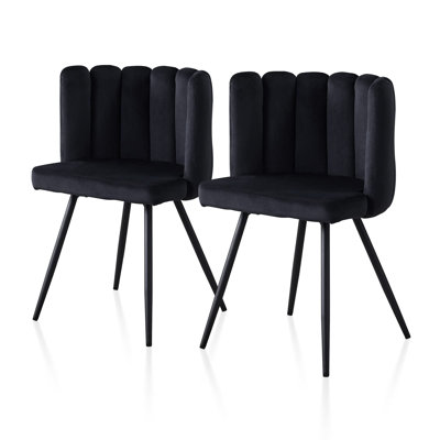 Lawnton Velvet Upholstered Parsons Chair