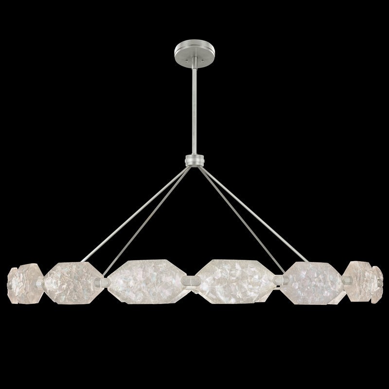 Allison Paladino 32 - Light LED Chandelier, Platinized Silver