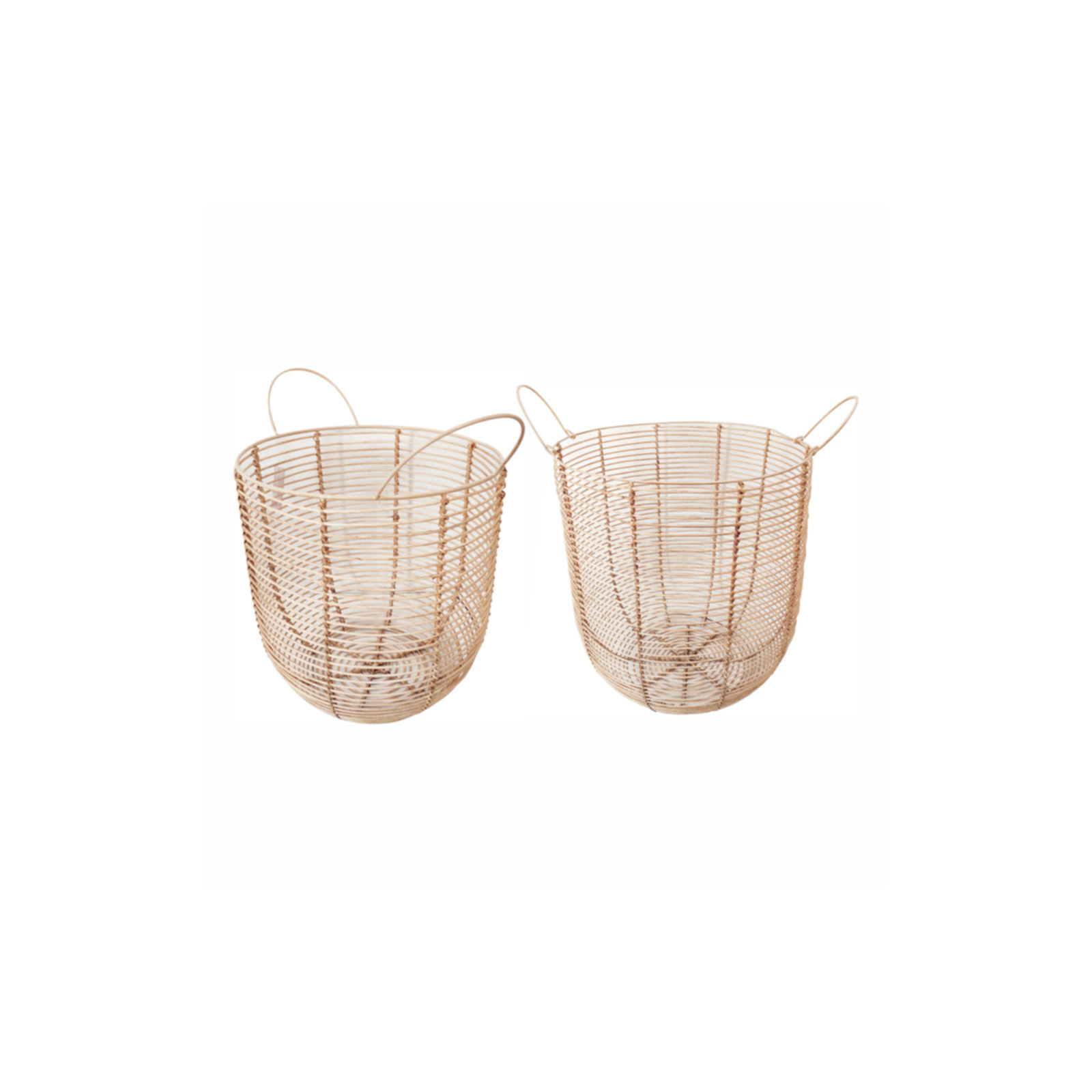 Wicker Decorative Basket - Set of 2