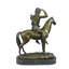 Statue sculptée en bronze à la main «The Scout» par Cyrus Dallin