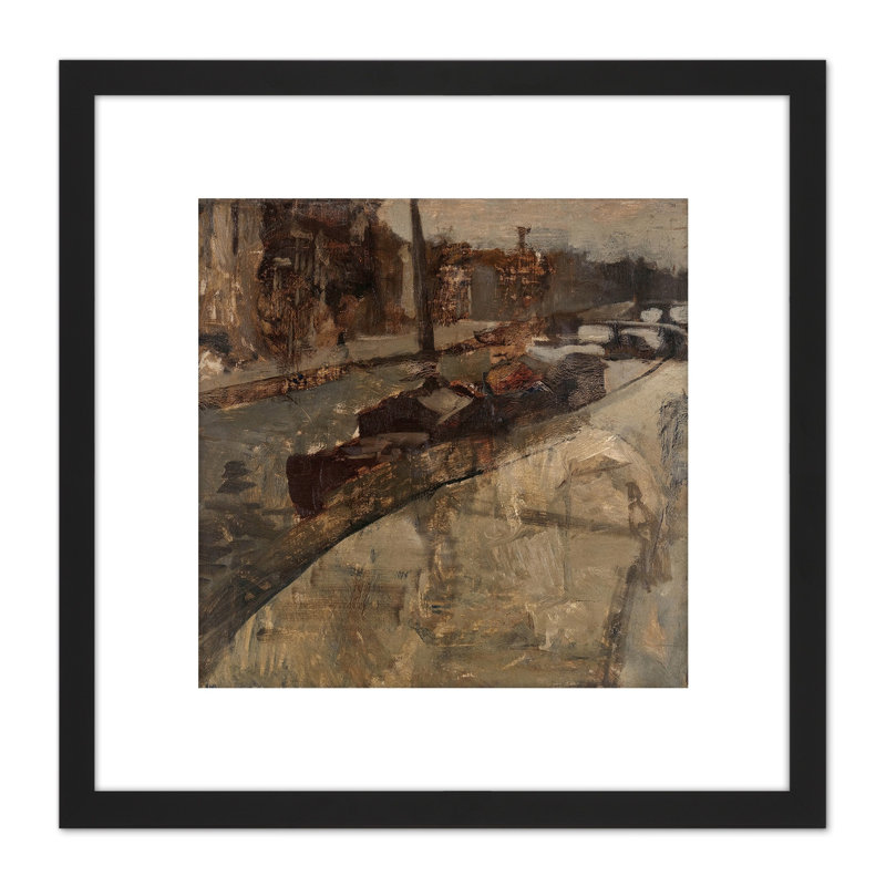 Breitner Prinsengracht Amsterdam Canal by George Hendrik Breitner - Single Picture Frame Painting