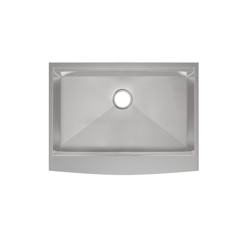 Rivage 30'' Stainless Steel Single Basin Apron Sink with Accessories
