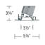 Aether Invisible 2.875" Square Wall Washer Invisible Recessed Trim-36470977-36470982