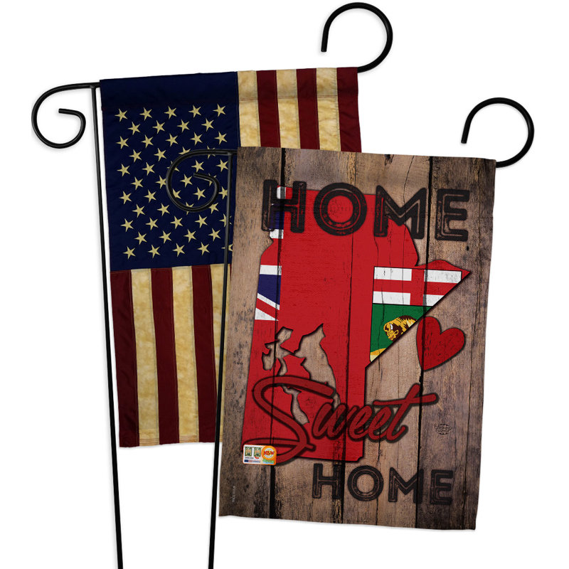 Double Sided 18.5 in. H x 13 in. W Polyester Garden flag