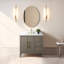 Meuble-lavabo simple 36 po avec plateau en marbre Chambery-94426588-134697615