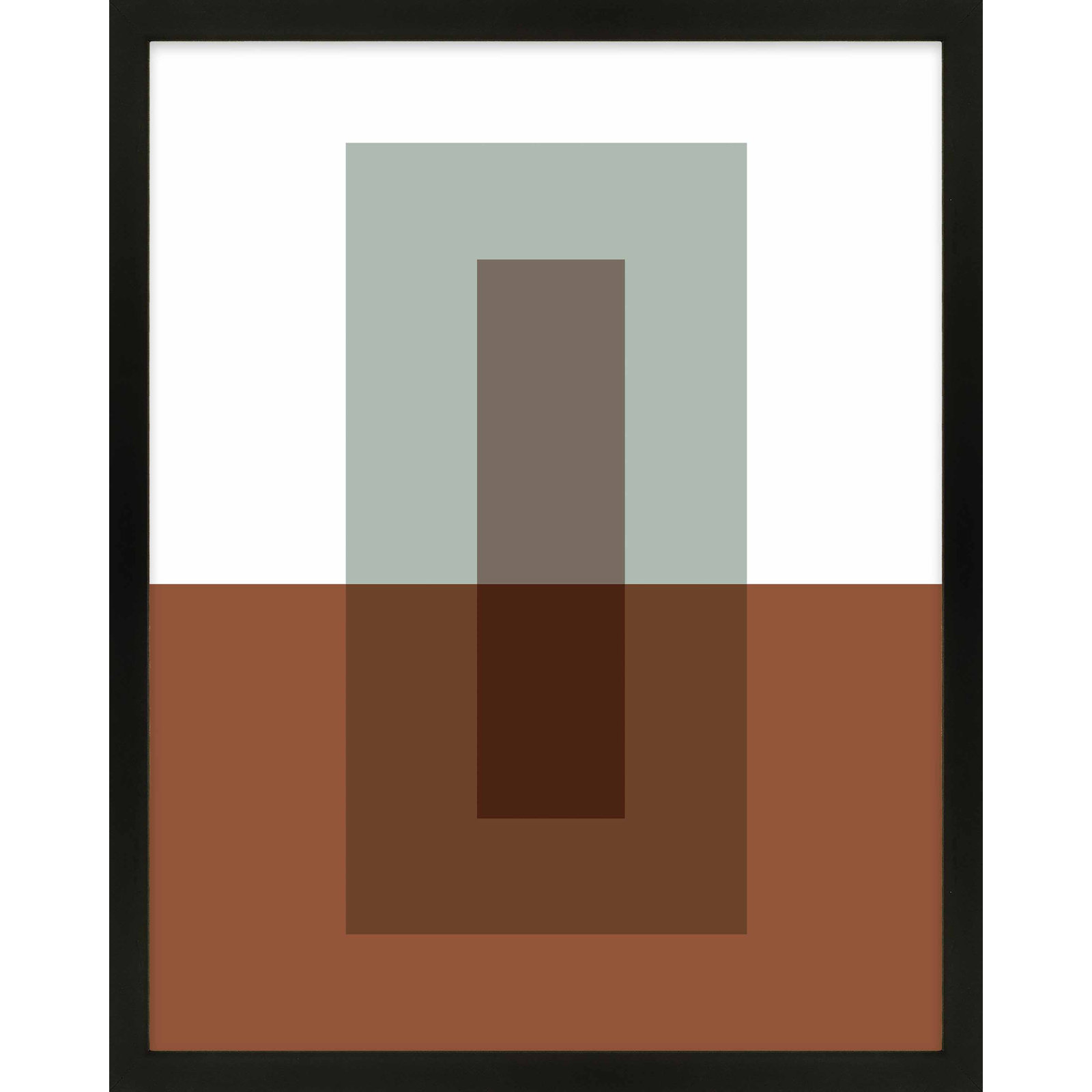 Up & Down by Jacques Pilon, Black Framed Paper, 38" H x 30" W