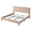 Lit simple moelleux simple et moderne avec dossier confortable et structure stable pour une meilleure qualité de sommeil-151262289-151262291