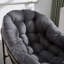 Chaise berçante d'extérieur en acier Alvan-604352852