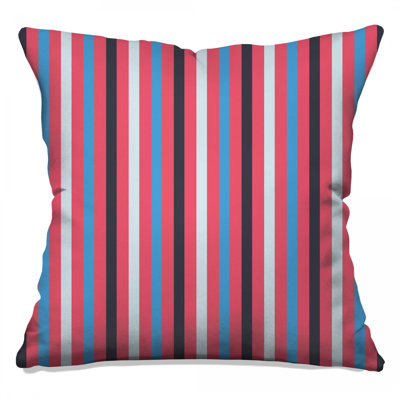 Vertical Striped Pattern Double Sided Throw Pillows