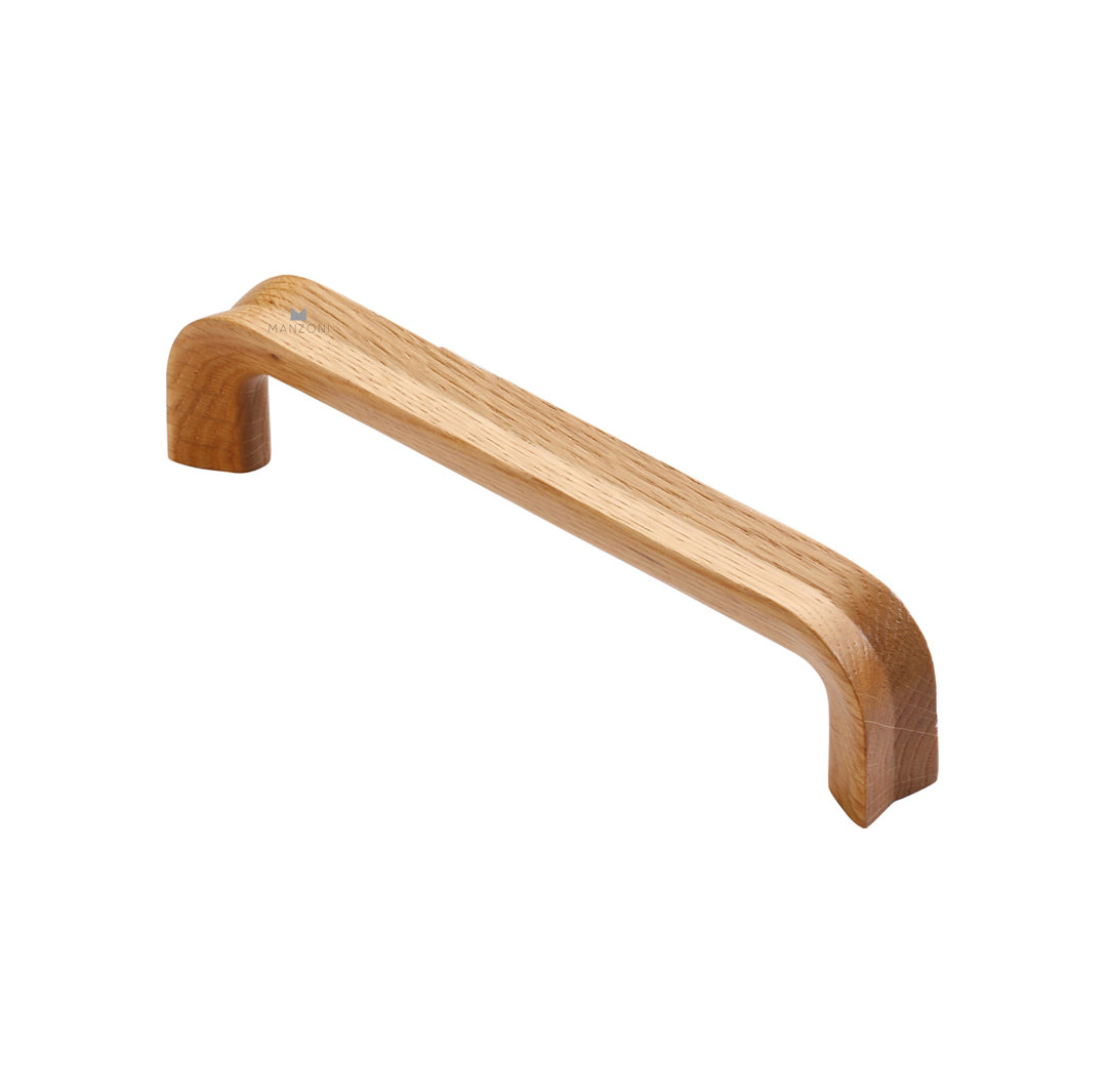 Groove Designer Wood 6.3125" Center to Center Bar Pull Manzoni 