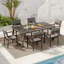 Chaises de patio en métal et osier avec coussins (ensemble de 2)-1561523702