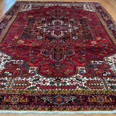 HERAT ORIENTAL Handmade Heriz Wool Rug