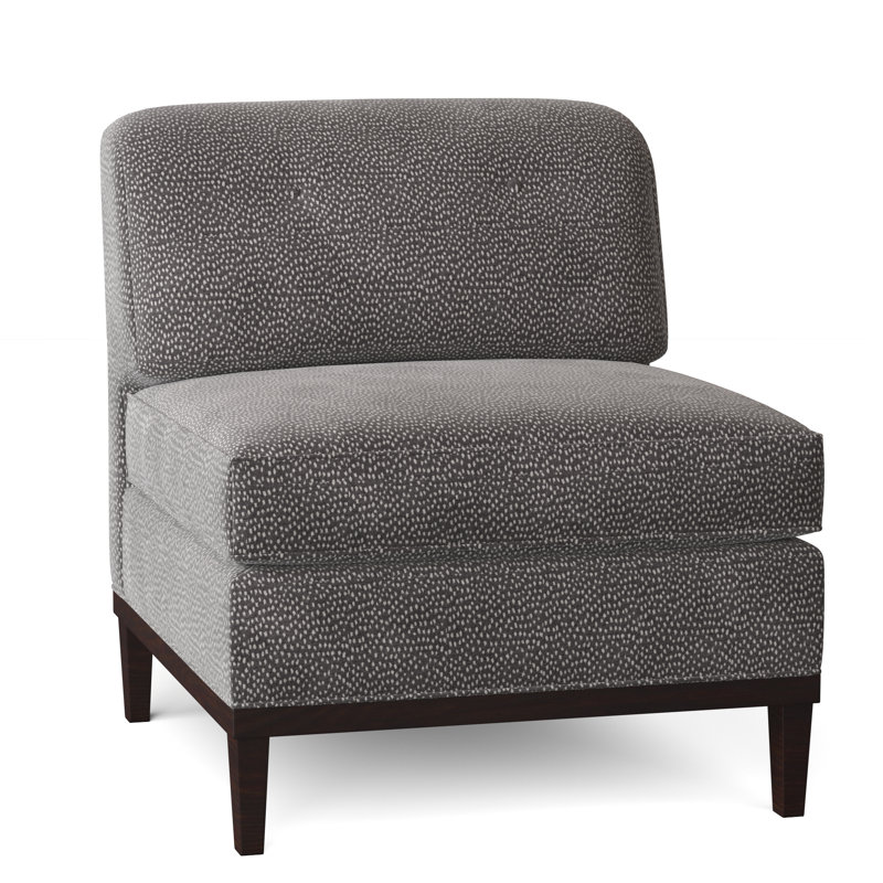 Avalon Slipper Chair, Anna Charcoal, Café