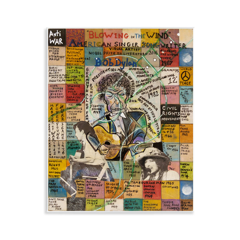 «Bob Dylan Collage» par Sabin