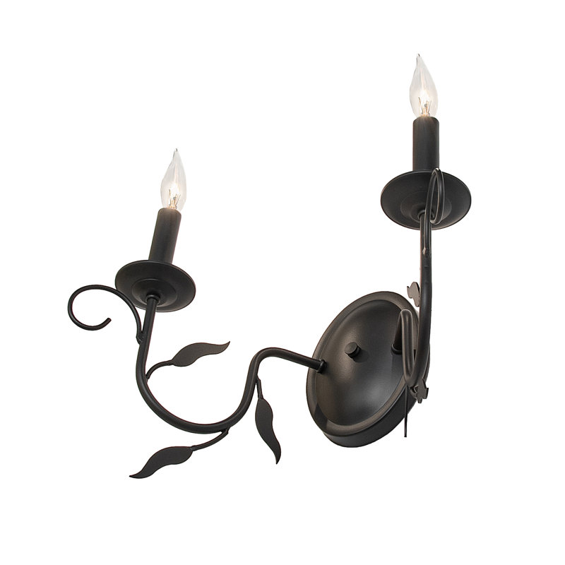 14" Wide Bordeaux 2 Light Wall Sconce