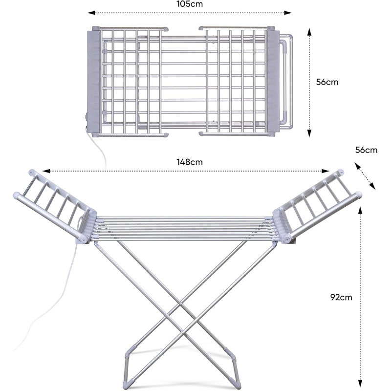 Aluminium Freestanding Drying Rack
