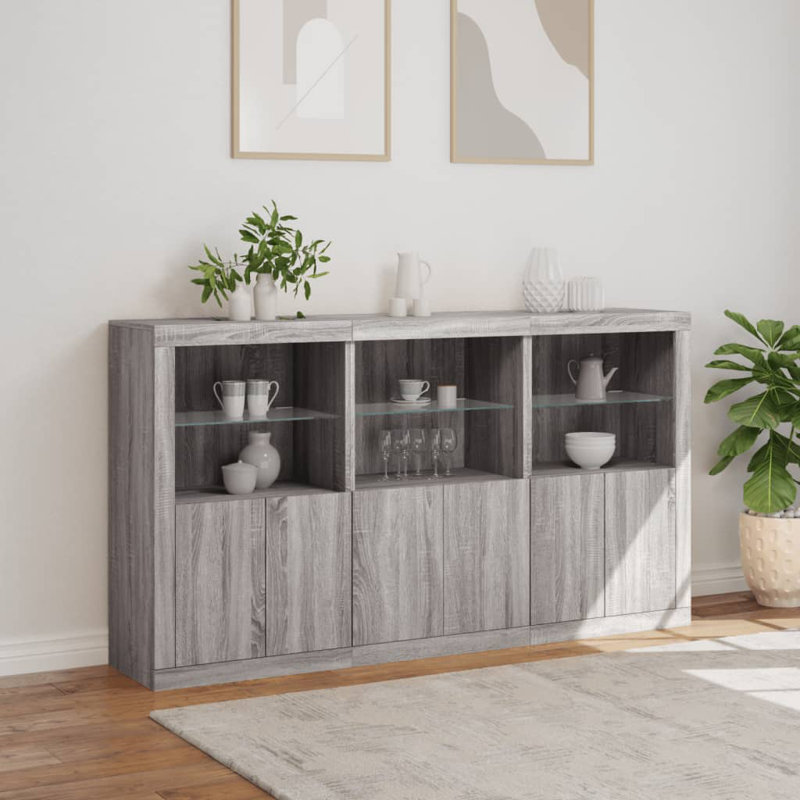 Azrien 181.5cm Sideboard, Grey Sonoma