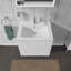 Base de meuble-lavabo simple murale Duravit seulement (blanc mat)-2073335759