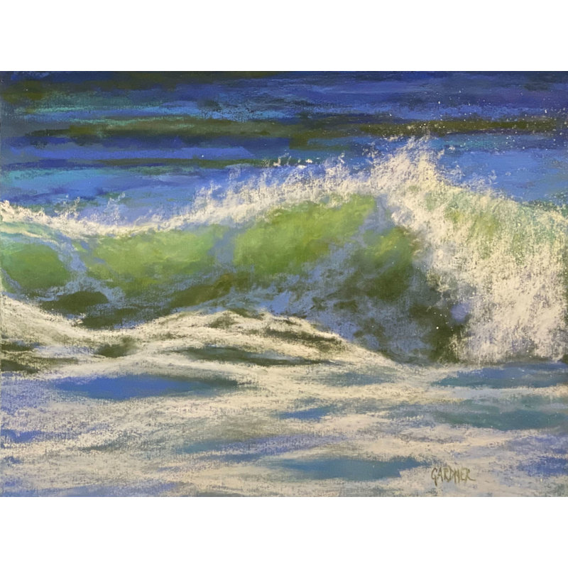 Rip Tide Print by Dina Gardner, 17.25" H x 21.25" W x 0.875" D