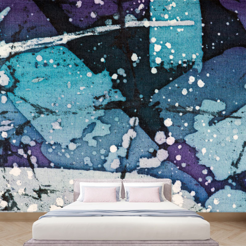 Panneau abstrait, L 66 po x l 96 po