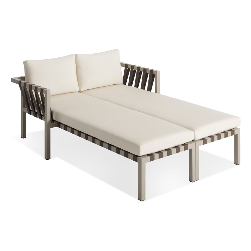 Jibe Daybed, Gray, Sunbrella Canvas