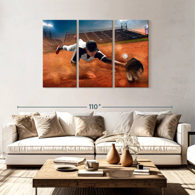 Sireci Baseball Game Catch, 48" H x 74" W