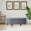 Velvet Upholstered Storage Bench-2044425046
