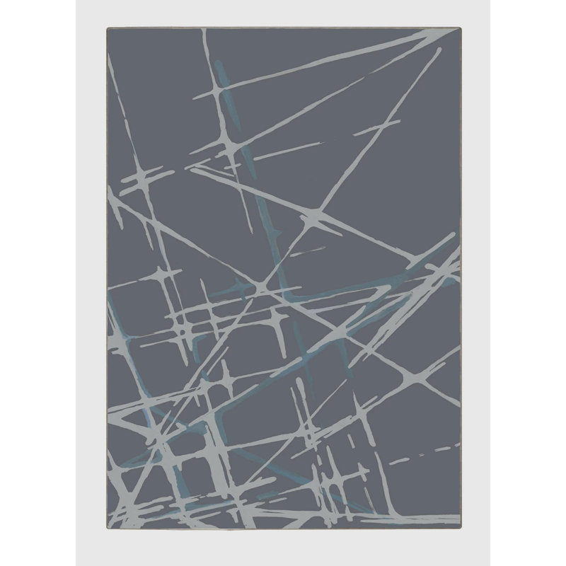 Tapis polyester tissé à la machine à Castle Rock, Rectangle 4 pi x 6 pi