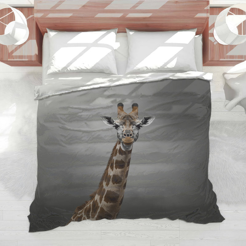 Édredon girafe à long cou, Grand lit