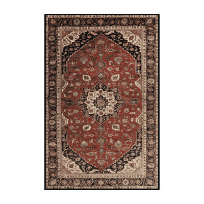 Machine Washable Persian Brown Area Rug