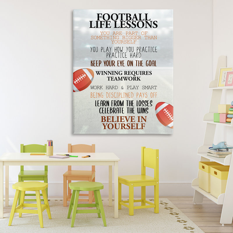 Football Football Lessons, conception de Kim Allen