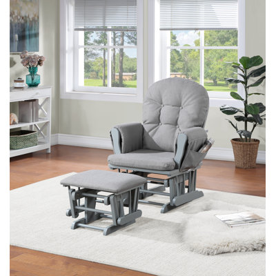 Fauteuil oscillant avec repose-pieds Mason