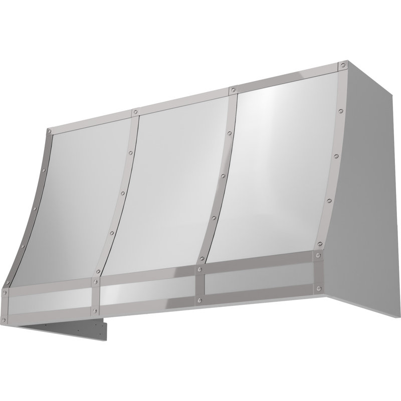 Zephyr Forte 48 in. Convertible Wall Mount Custom Range Hood in Stainless Steel