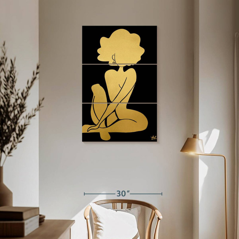 Leisha Sitting Pretty, 57" H x 36" W