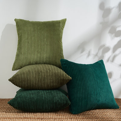 Striped Corduroy Pillow Cover Square Modern Gradient Pillow Cases for Sofa,  Decorative Cushion Cover