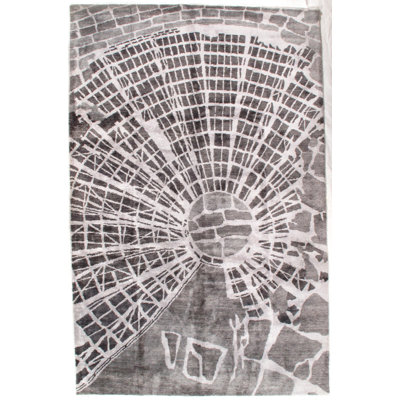 Silk Abstract Indoor Rug