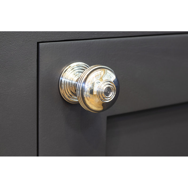 Prestbury Cabinet Round Knob, Polished Chrome