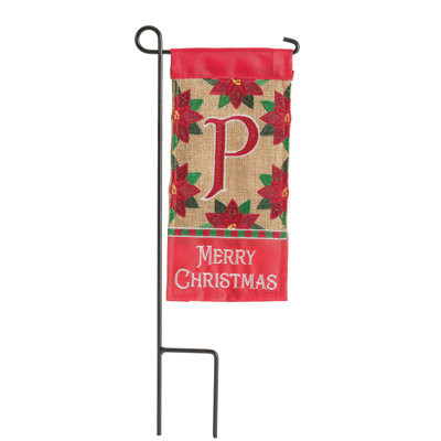  Elenis Mini Flag Christmas Monogram 4x8.5