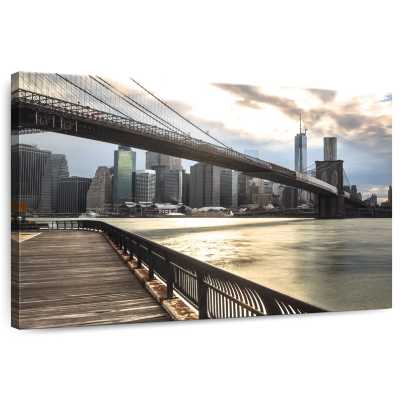 Senne NY Brooklyn Bridge, 26" H x 39" W