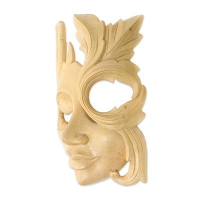 Décoration murale moderne en bois d'hibiscus