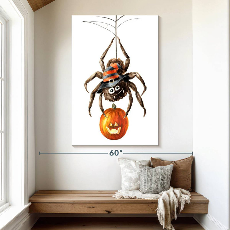 Brampt Spider Pumpkin, 51" H x 34" W