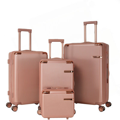 4-Piece Hard Luggage, 360 ° Dual Rotating Four-Wheel Luggage, Password Lock, Lightweight Universal Wheel Luggage, Portable Luggage.