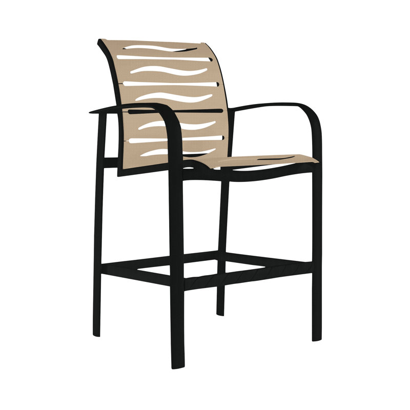 Tabouret de bar 28 po Laguna, Sonora, Obsidienne
