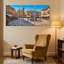 Scénario et paysages urbains colorés, ensemble de 3 impressions sur toile-1575492780