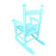 Chaise berçante - Bois franc massif, pour une utilisation intérieure / extérieure, capacité de poids de 110 lb, matériau facile à assembler en bois franc, et dossier extérieur, dossier, limite de poids, avec instructions complètes-1473010900