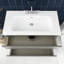 36 po Meuble-lavabo mural avec lavabo en céramique intégré-699679856