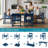 7-Piece HDPE Outdoor Patio Dining Set-1279569763