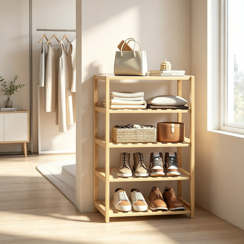 8 Pair Shoe Rack