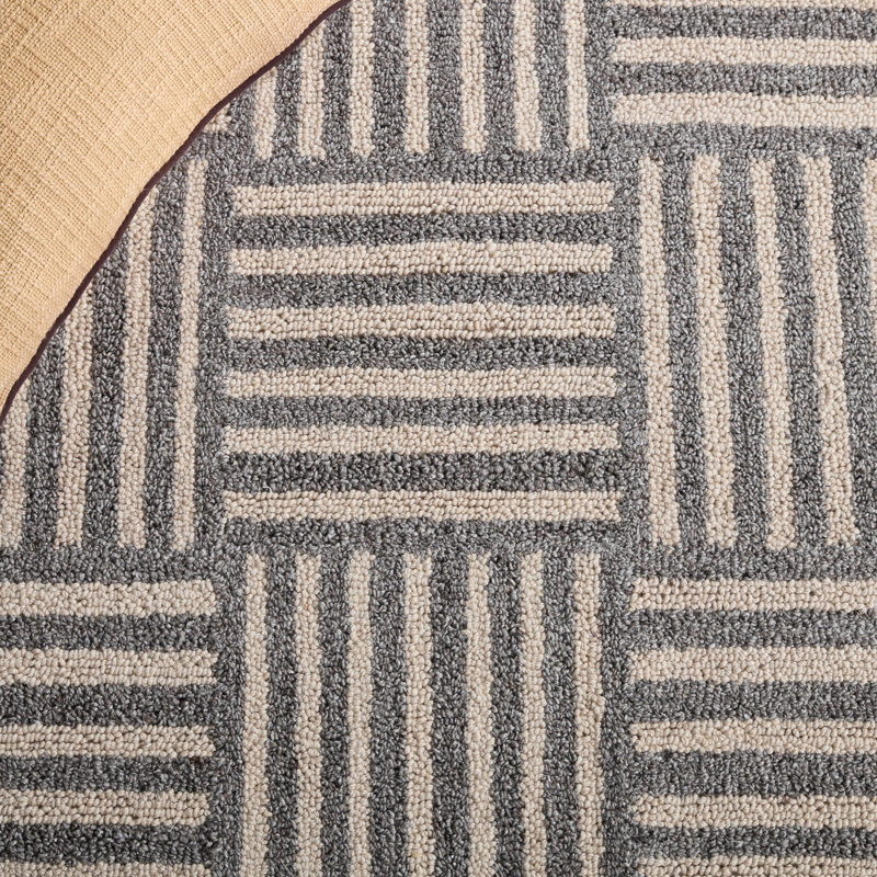 Stockton Hand Tufted Performance Striped Rug, Rectangle 8' x 10'