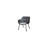 Vibe Black/Graphite Patio Lounge Chair